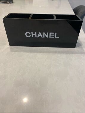 Chanel Black Makeup Storage Organizer